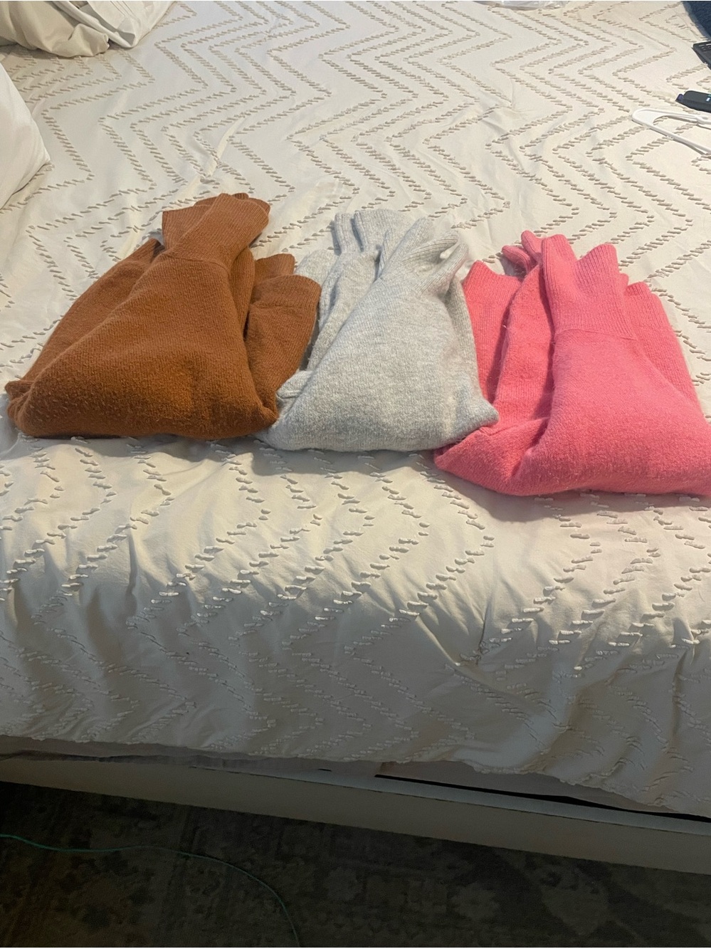 Vince Camuto Plush Throws in Brown, Gray & Pink